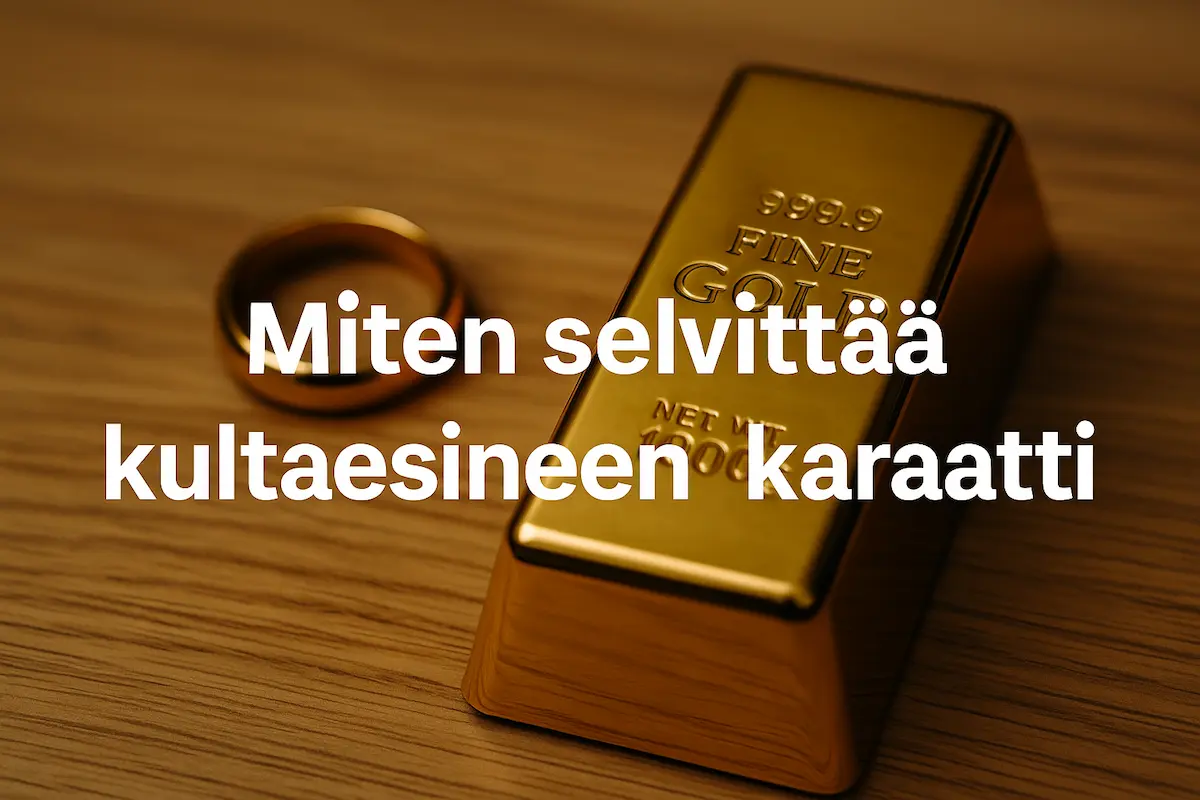 Miten selvittää kultaesineen karaatti – kattava opas leimoista ja testeistä