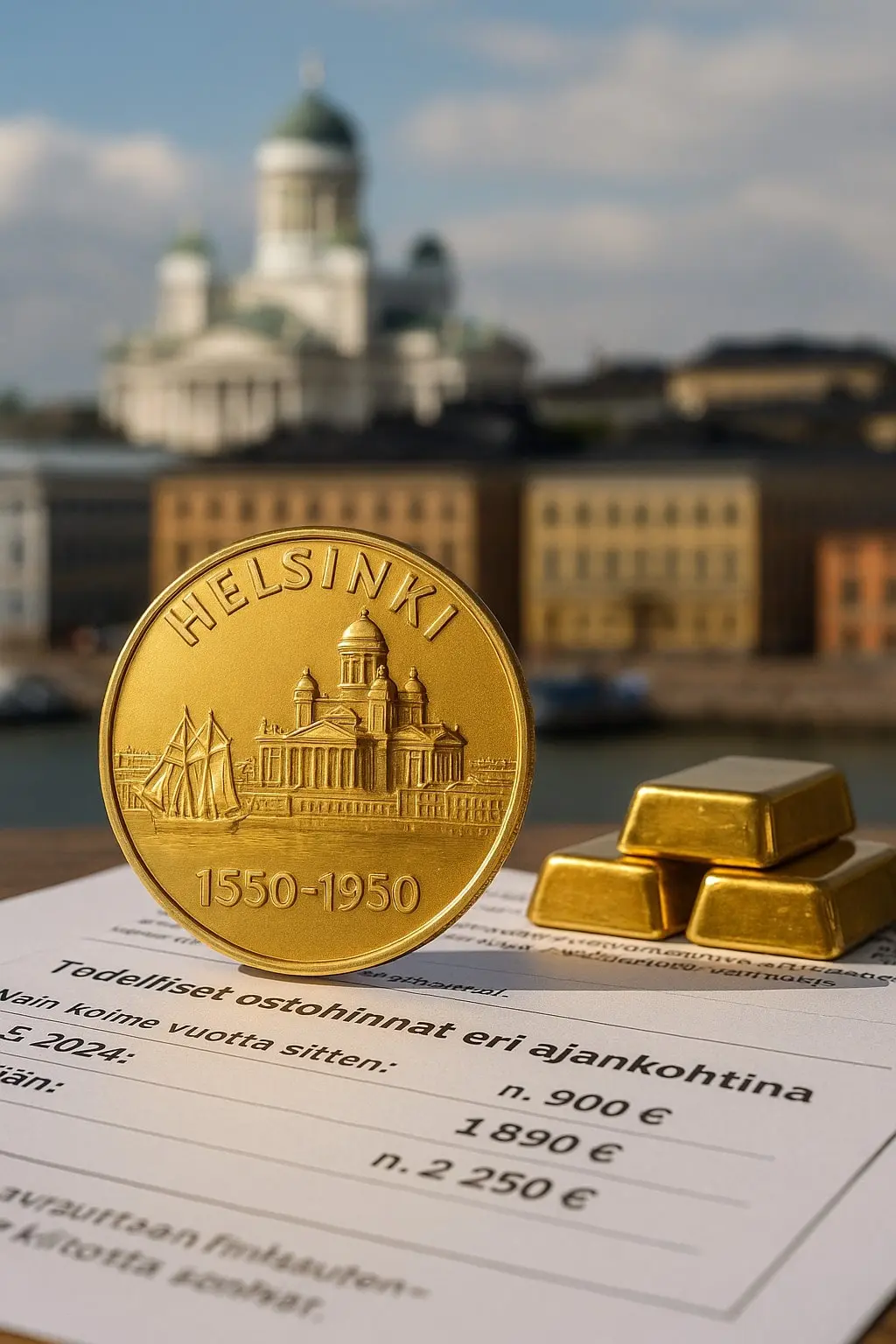 Helsinki-mitali – paljonko siitä maksetaan tänään?